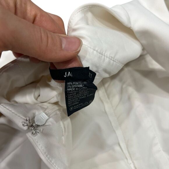 Jay Godfrey Off White Wide Leg Halter Mock Neck Manila Jumpsuit 12 - Picture 4 of 5